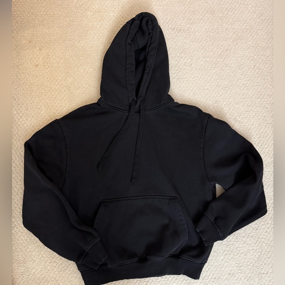 Zara Other - Zara men’s black basic hoodie sweatshirt size Small